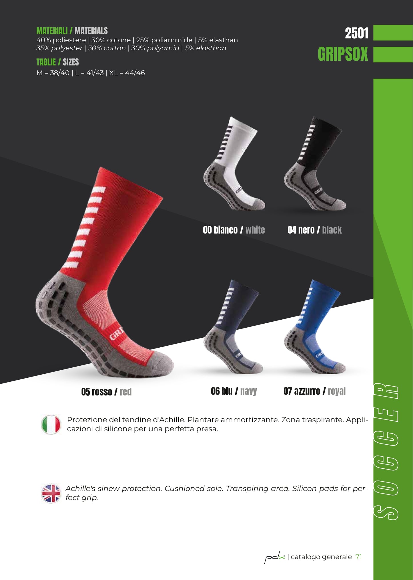 Calzini PDX GRIPSOX CLASSIC